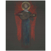 Edwin Austin Abbey Müzik Aleti ile Melek Etüdü Kanvas Tablo