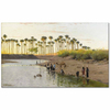 Egyptian Landscape by Wilhelm Kuhnert as Fine Art Print