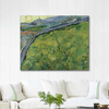 Enclosed Wheat Field with Rising Sun by Vincent van Gogh as Fine Art Print