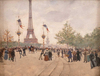 Entrance to the 1889 World's Fair by Jean Beraud