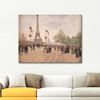 Entrance to the 1889 World's Fair by Jean Beraud as Art Print