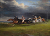 Jean Louis Theodore Gericault Epsom Derbisi Kanvas Tablo
