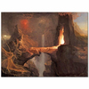 Expulsion Moon and Firelight by Thomas Cole as Art Print