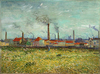 Factories at Clichy by Vincent van Gogh as Fine Art Print