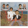 Frida Kahlo Soy Ağacı Kanvas Tablo