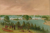 Father Hennepin and Companions at the Falls of St. Anthony by George Catlin as Fine Art Print