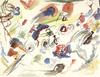 Wassily Kandinsky İsimsiz Soyut Suluboya Kanvas Tablo