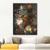 Flower Bouquet and the Fruits by Jan van Huysum as Fine Art Print