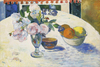Flowers and a Bowl of Fruit by Paul Gauguin