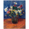 William Glackens Vazoda Çiçekler Kanvas Tablo