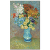 Vincent van Gogh Mavi Vazoda Çiçekler Kanvas Tablo