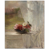 Flowers On A Window Ledge by John La Farge