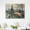 Flowersellers At Dr. Louises Bro In Copenhagen by Paul Fischer as Fine Art Print