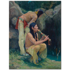 Flute Player At The Spring by Eanger Irving Couse