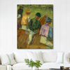 Four Jockeys by Edgar Degas as Art Print