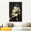 Fruit Dish On A Checkered Tablecloth by Juan Gris as Fine Art Print
