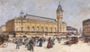 Gare de Lyon by Eugene Galien-Laloue