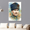 Gazi Mustafa Kemal Atatürk Kanvas Tablo