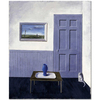 Gertrude Abercrombie Beyaz Kedi Kanvas Tablo