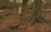 Girl in a Wood by Vincent van Gogh as Fine Art Print