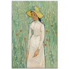 Girl in White by Vincent van Gogh as Fine Art Print