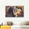 Glass and Water Bottle by Juan Gris as Fine Art Print