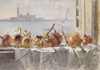 Granatäpfel auf einer Fensterbank by Marie Egner as Art Print