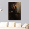 James Carroll Beckwith Büyükanne'nin Aşk Mektupları Kanvas Tablo