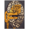 Juan Gris Gitar ve Bardaklar Kanvas Tablo