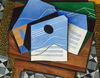 Juan Gris Masadaki Gitar Kanvas Tablo