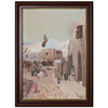 Gustav Bauernfeind A Street in Jerusalem Oil Painting