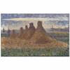 Georges Seurat Saman Yığınları Kanvas Tablo