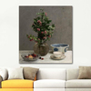 Henri Fantin Latour Still Life With Vase Of Hawthorn Art Print