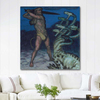Hercules and the Hydra by Franz von Stuck as Art Print