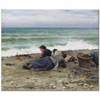 Daniel Ridgway Knight Deniz Kıyısında Etretat Kanvas Tablo
