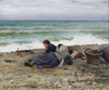Daniel Ridgway Knight Deniz Kıyısında Etretat Kanvas Tablo