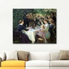 Hip Hip Hurrah! Artist Festival at Skagen by Peder Severin Krøyer as Fine Art Print