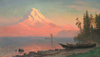 Albert Bierstadt Hood Dağı Oregon Kanvas Tablo