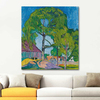 Cuno Amiet Ev İnşaatı Kanvas Tablo