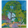 Cuno Amiet Ev İnşaatı Kanvas Tablo