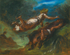 Hésiode Et La Muse by Eugene Delacroix