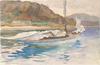John Singer Sargent Kapalı Yelkenler Kanvas Tablo