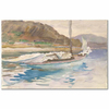 John Singer Sargent Kapalı Yelkenler Kanvas Tablo
