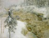 Imatra Falls In Snow by Akseli Gallen Kallela