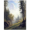 Albert Bierstadt Bern Alpleri Arasında Kanvas Tablo