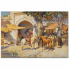 Frederick Arthur Bridgman Çarşı Kanvas Tablo