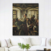 Inside a Bavarian Tavern by Emil Rau as Art Print