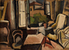 Interior by Joaquin Torres Garcia as Fine Art Print