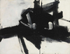 Franz Kline Kavşak Kanvas Tablo