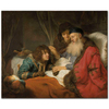Govert Flinck Ishak Yakub'u Kutsarken Kanvas Tablo